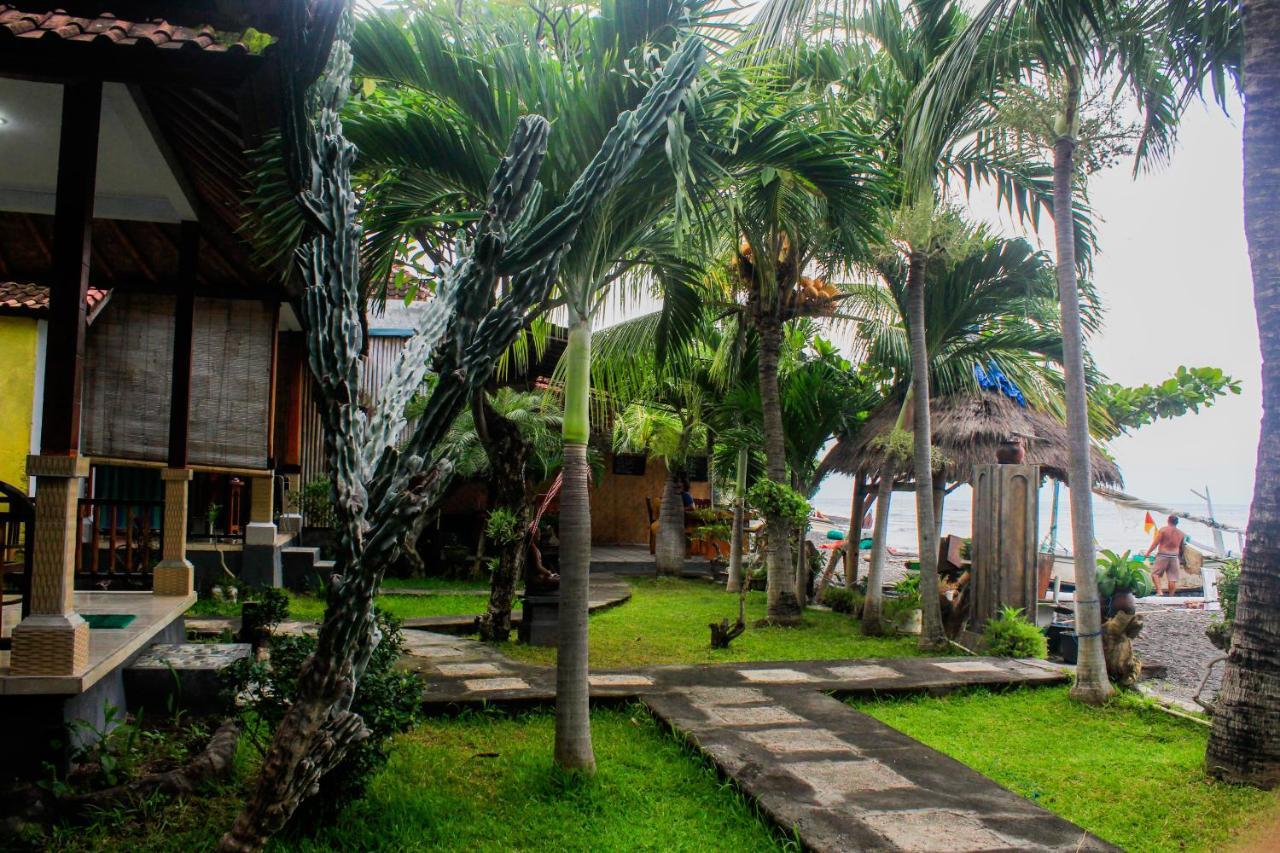 Coconut Beach Bungalows & Warung 아메드 외부 사진